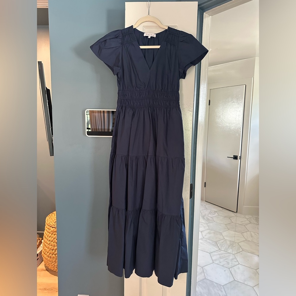 Marea Navy Maxi Dress